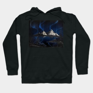 Blue Northern Lights Hoodie